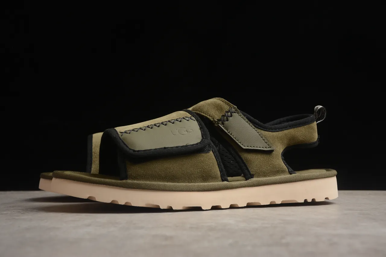 UGG Tasman Olive Green Casual Sandals 13