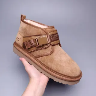 UGG Tasman Tan 麂皮羊毛内里扣带雪地靴
