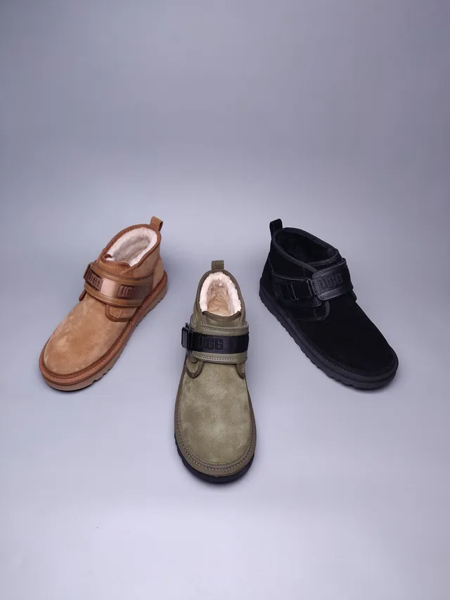 UGG Tasman Tan 麂皮羊毛内里扣带雪地靴 3