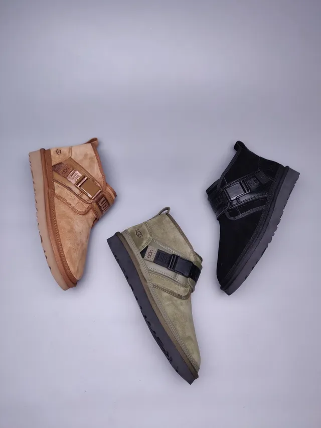 UGG Tasman Tan 麂皮羊毛内里扣带雪地靴 4