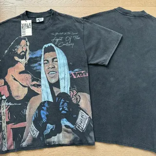 Vale Forever Fight of the Century Graphic Washed Black T-Shirt