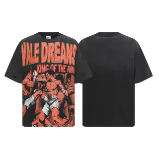 Vale Forever Vale Dreams King of the Ring Oversized Distressed T-Shirt
