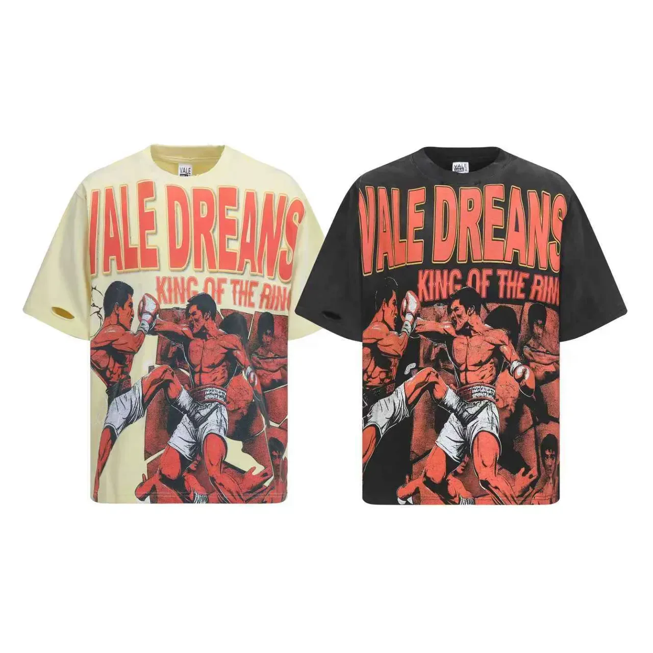 T-shirt oversize effet usé Vale Forever Vale Dreams King of the Ring 2