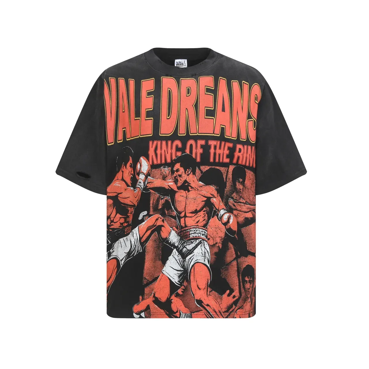 T-shirt oversize effet usé Vale Forever Vale Dreams King of the Ring 3