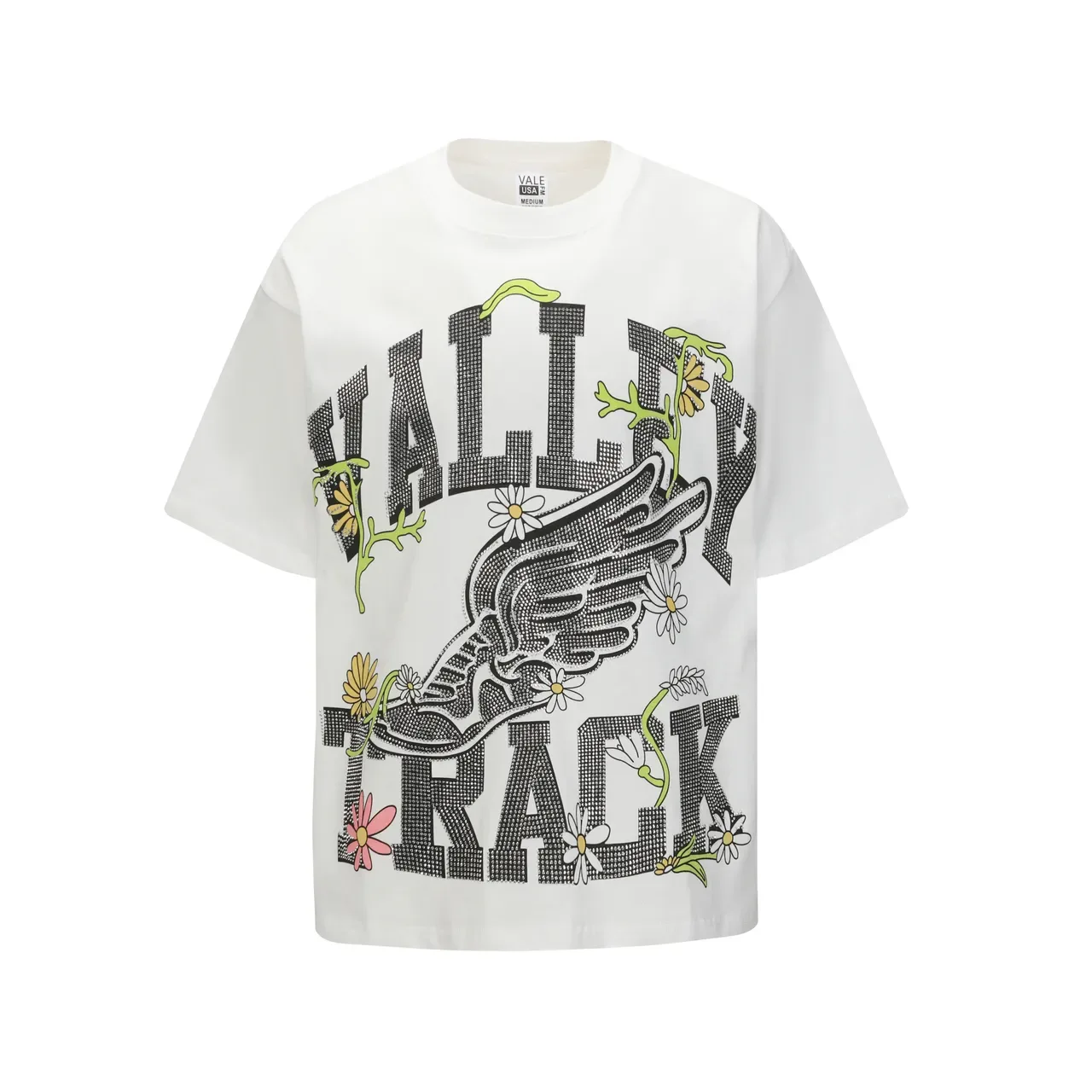 تيشيرت أوفرسايز بطباعة جرافيك Vale Forever Valley Track 3
