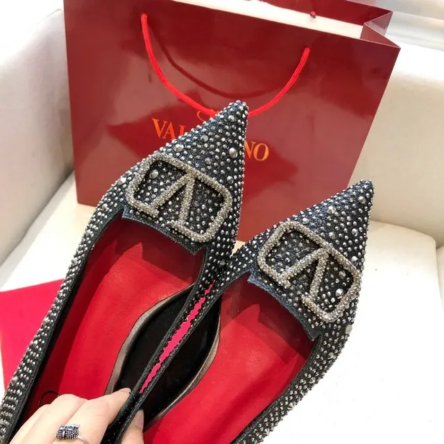 Valentino Rockstud স্টাডড পয়েন্টেড-টু লুফার 2