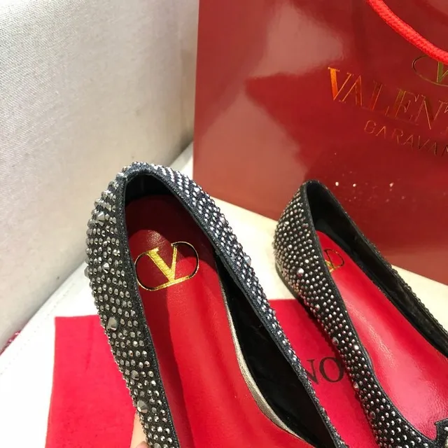 Valentino Rockstud স্টাডড পয়েন্টেড-টু লুফার 3
