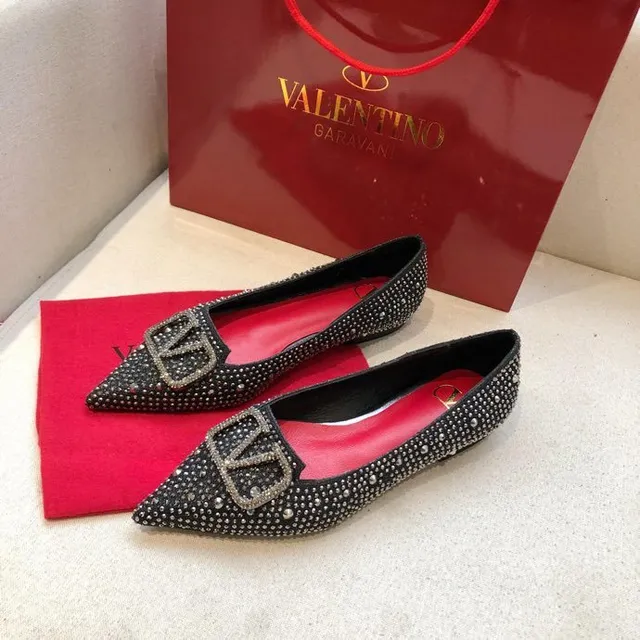 Valentino Rockstud স্টাডড পয়েন্টেড-টু লুফার 6