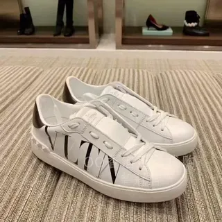 Valentino VLTN White Logo-Print Slip-On Lifestyle Sneakers 5