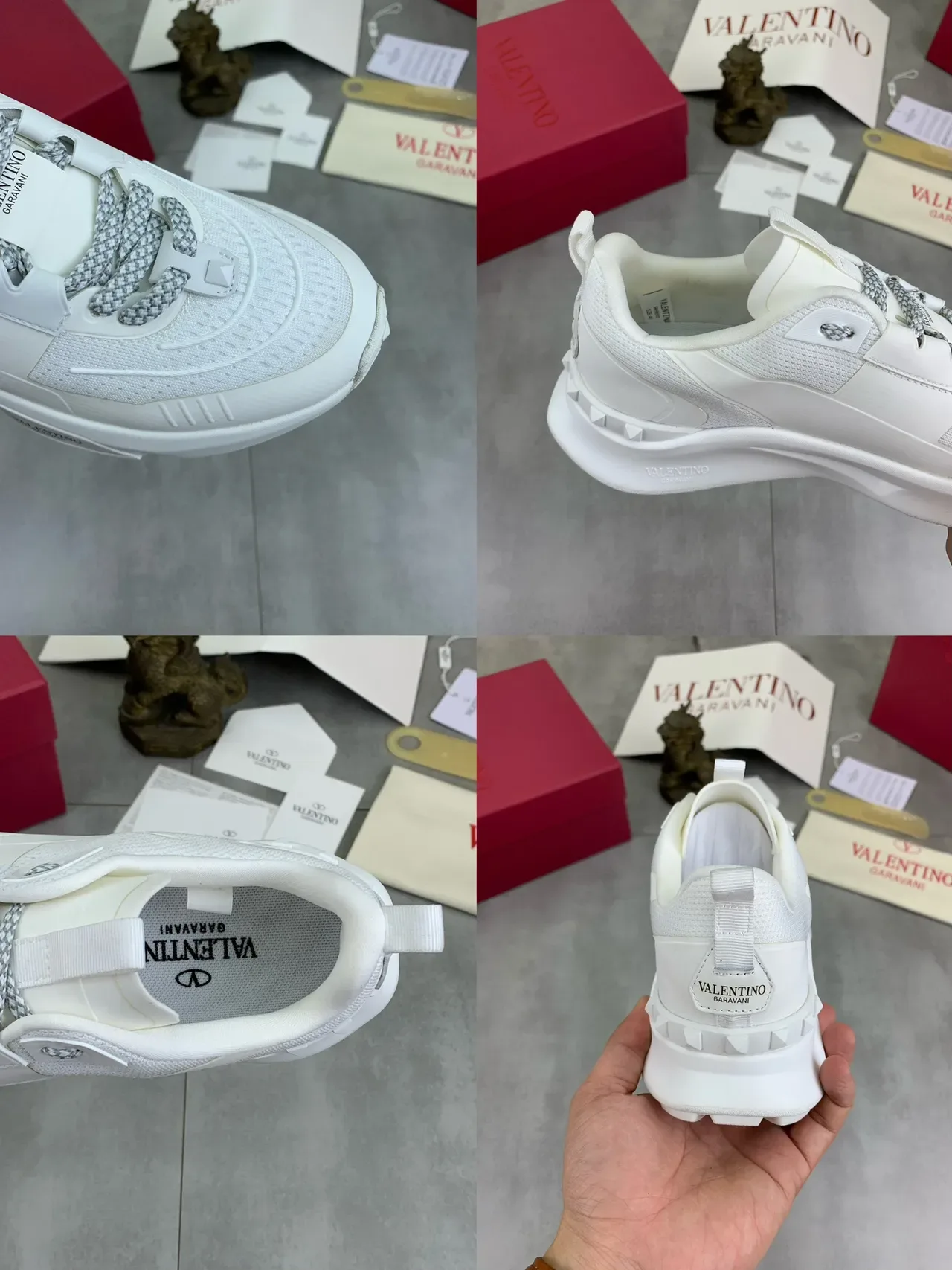 Valentino Sneakers Chunky à semelle blanche 2