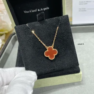 Van Cleef & Arpels Alhambra 四叶草 红宝石 项链