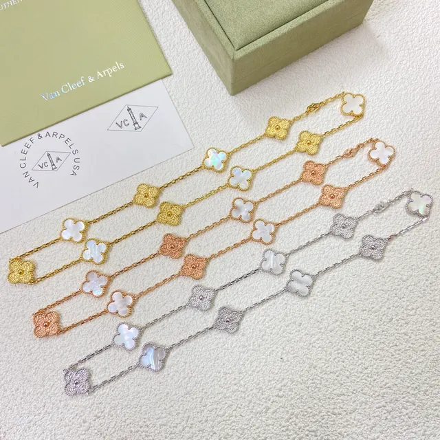 Van Cleef & Arpels Alhambra 四叶草 珍珠母项链 5