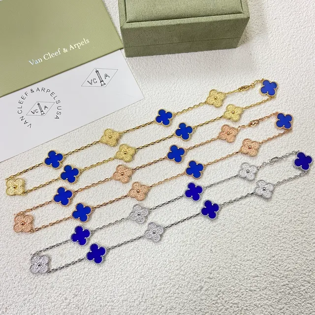 Van Cleef & Arpels Alhambra 四叶草 珍珠母项链 8