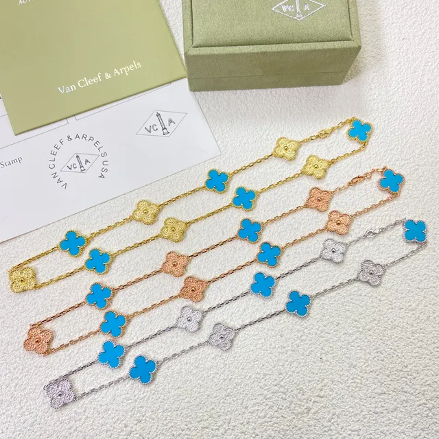 Van Cleef & Arpels Alhambra 四叶草 珍珠母项链 9