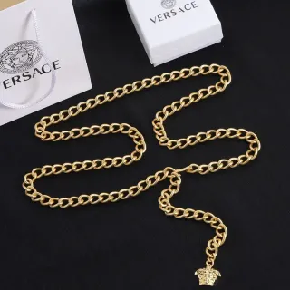 Versace Chain Reaction 金色 Medusa 头项链