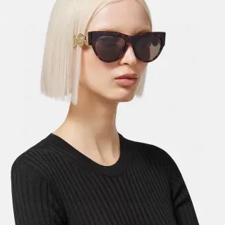 Versace Chain Reaction 玳瑁 超大猫眼太阳镜