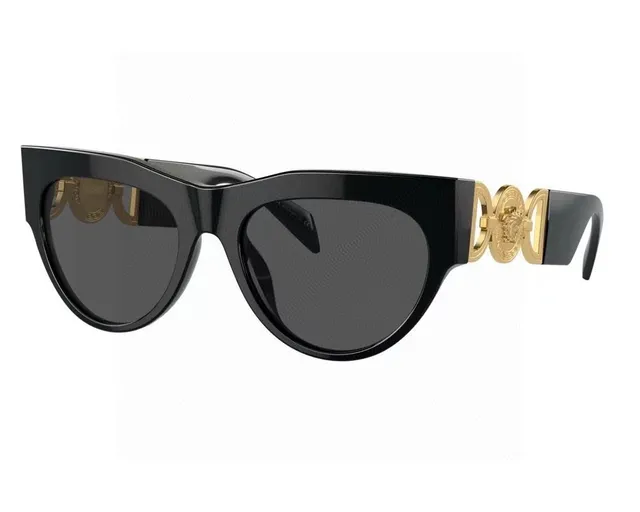 Versace Chain Reaction টর্টয়েসেল ওভারসাইজড ক্যাট আই সানগ্লাস 4