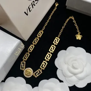 项链 Versace Odissea Greca 钥匙 Medusa 硬币