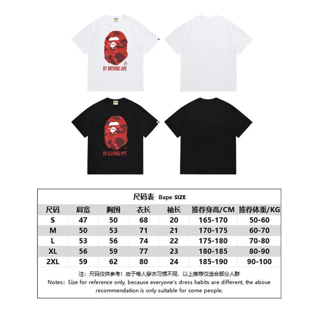 Camiseta negra A Bathing Ape ABC Camo Ape Head 2