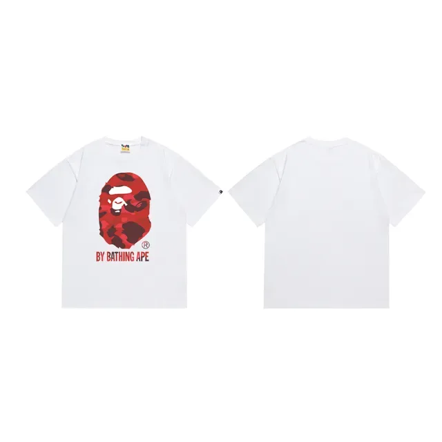 Camiseta negra A Bathing Ape ABC Camo Ape Head 4