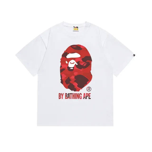 Camiseta negra A Bathing Ape ABC Camo Ape Head 5