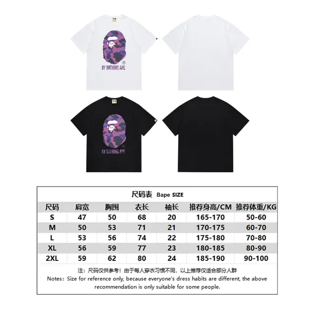 Camiseta negra A Bathing Ape ABC Camo Ape Head 6
