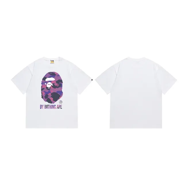 Camiseta negra A Bathing Ape ABC Camo Ape Head 7