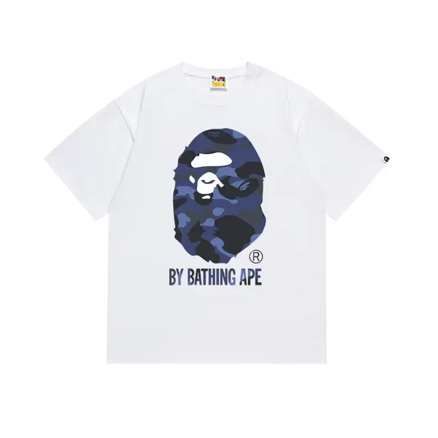 Camiseta negra A Bathing Ape ABC Camo Ape Head 15
