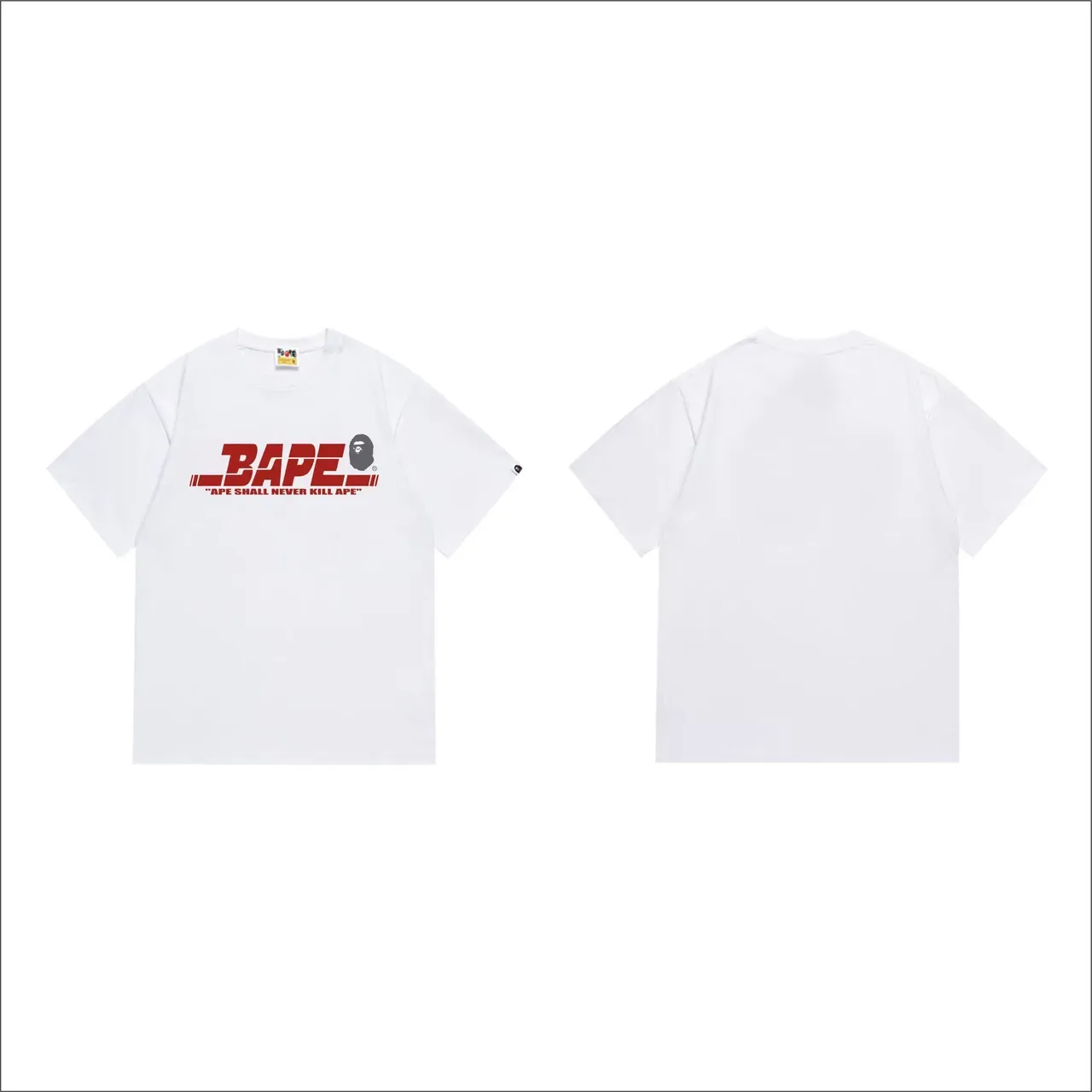 A Bathing Ape BAPE Graphic Print Black T-Shirt 7