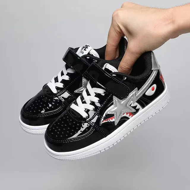 A Bathing Ape BAPE STA Green Red Star Lifestyle Sneakers 6