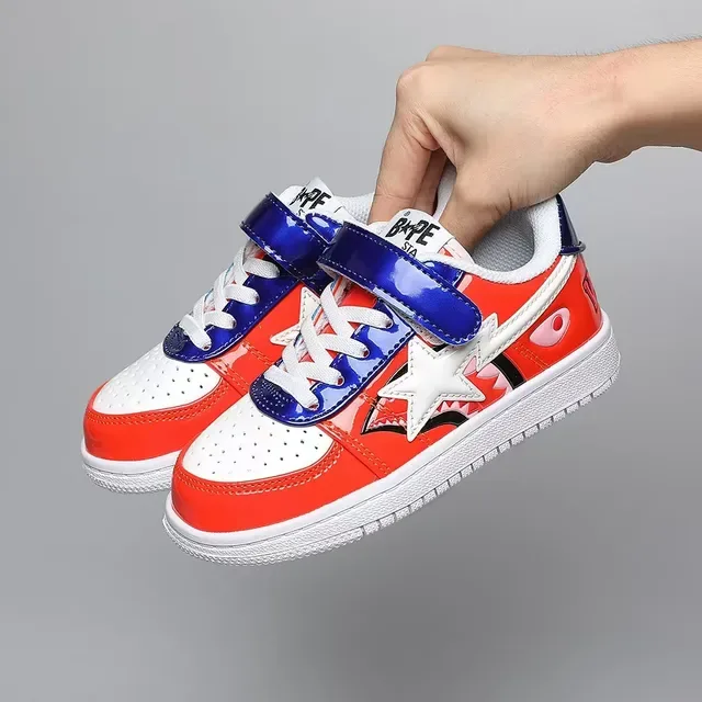A Bathing Ape BAPE STA Green Red Star Lifestyle Sneakers 7