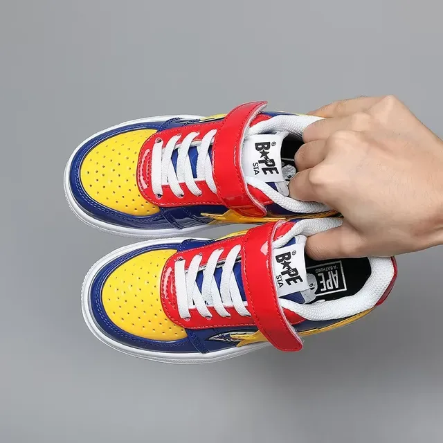A Bathing Ape BAPE STA Green Red Star Lifestyle Sneakers 21