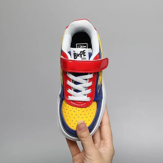 A Bathing Ape BAPE STA Green Red Star Lifestyle Sneakers 22