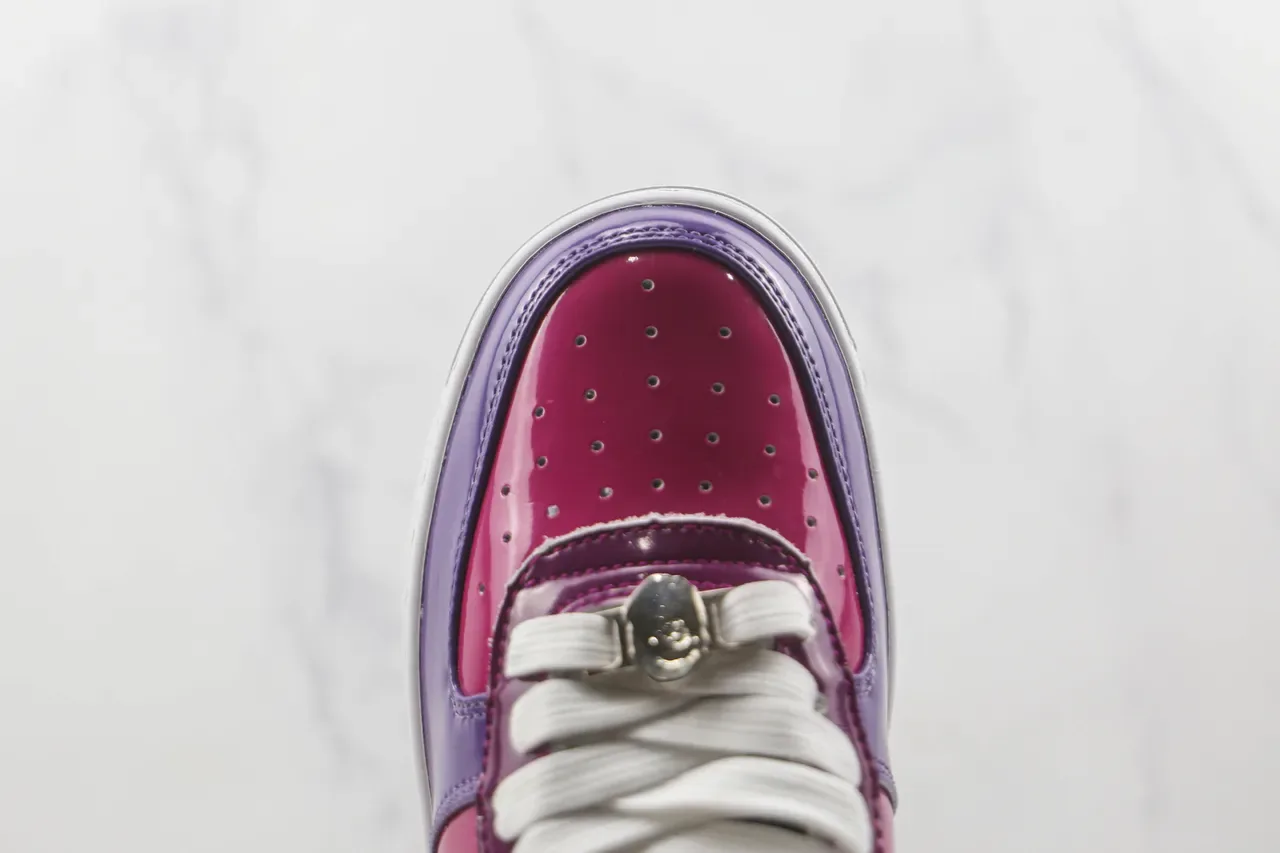 A Bathing Ape BAPE STA Zapatillas Lifestyle Magenta Purple Glossy 6