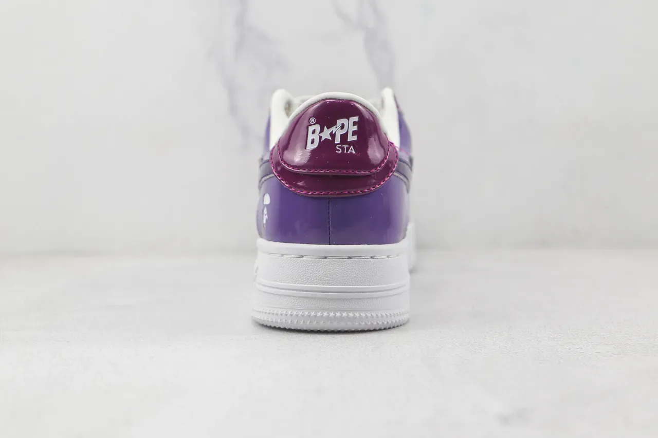 A Bathing Ape BAPE STA Zapatillas Lifestyle Magenta Purple Glossy 9