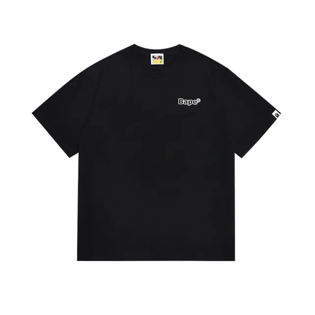A Bathing Ape Busy Works Graphic Print Black T-Shirt 6