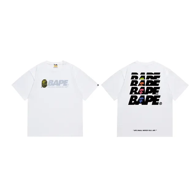 Camiseta negra con estampado gráfico A Bathing Ape 4