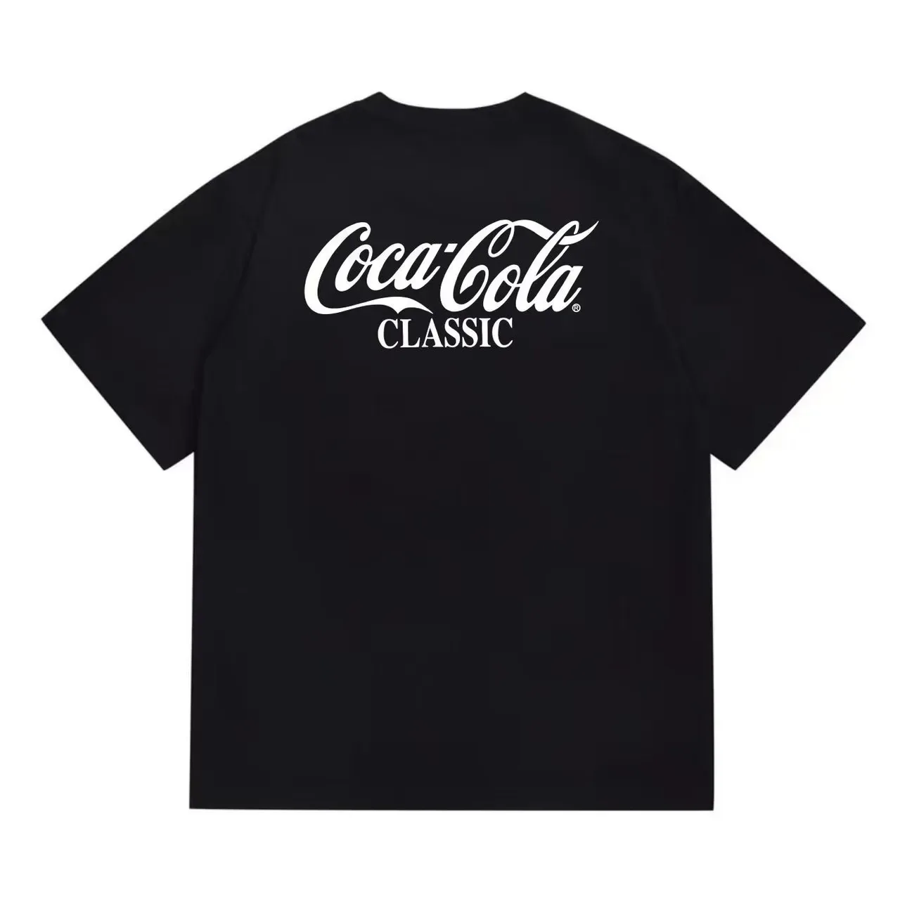 Camiseta negra A Bathing Ape x Coca-Cola Classic con estampado gráfico 4