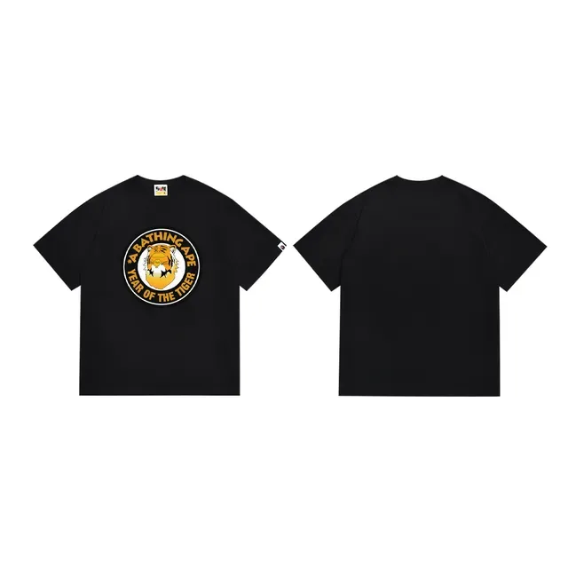 A Bathing Ape 虎年图案黑色T恤 3