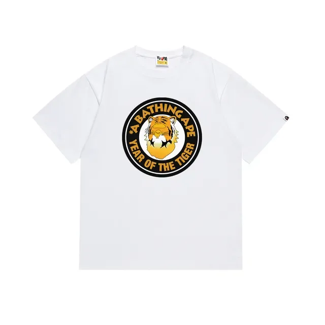 A Bathing Ape 虎年图案黑色T恤 5