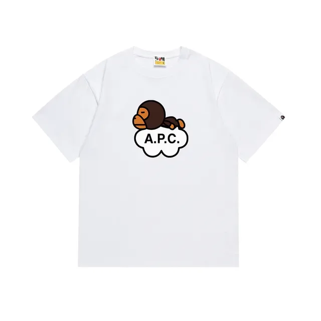 A.P.C. 猿云图案印花T恤 3