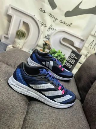 Adidas Adicero RC 5 Navy Blue and Black Running Shoes 9