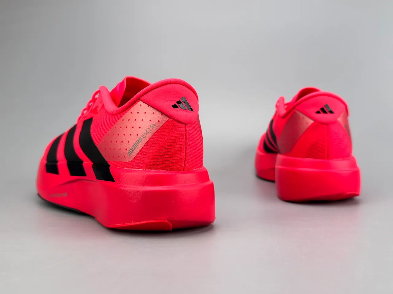 Adidas Adizero Evo.S लाल काला रनिंग शूज 7