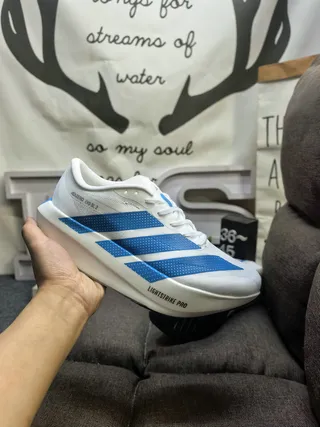 Adidas Adizero Evo SL 2 Black Silver Lightstrike Pro Running Shoes 5