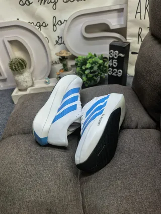 Adidas Adizero Evo SL 2 Black Silver Lightstrike Pro Running Shoes 6