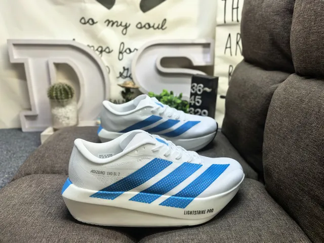 Adidas Adizero Evo SL 2 Black Silver Lightstrike Pro Running Shoes 11