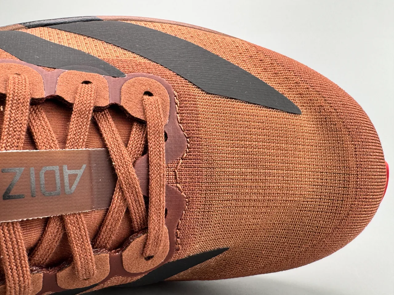 Adidas Adizero Evo SL بني أسود أحمر أحذية جري 6