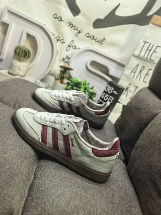 Adidas Sneakers lifestyle beige bordeaux low-top cupsole 7