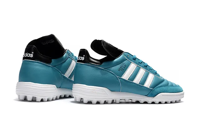 Adidas Copa Blue White Low-Top Leather Upper Turf Soccer Shoes 3