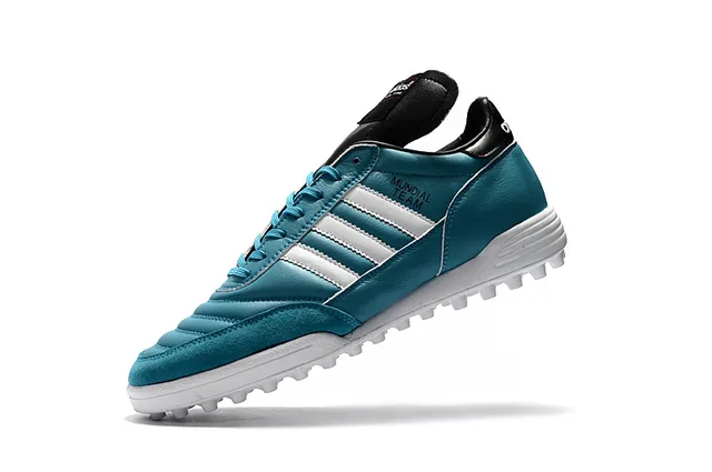 Adidas Copa Blue White Low-Top Leather Upper Turf Soccer Shoes 9